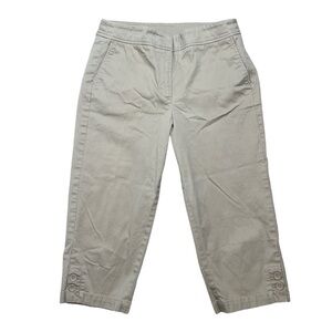 Talbots Tan Pedal Pusher Pants